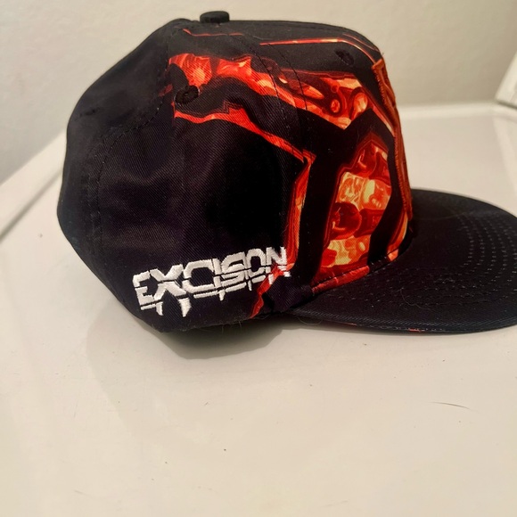 SOLD- NWT- Excision ‘Apex' Snapback - Black/Orange - Picture 7 of 8